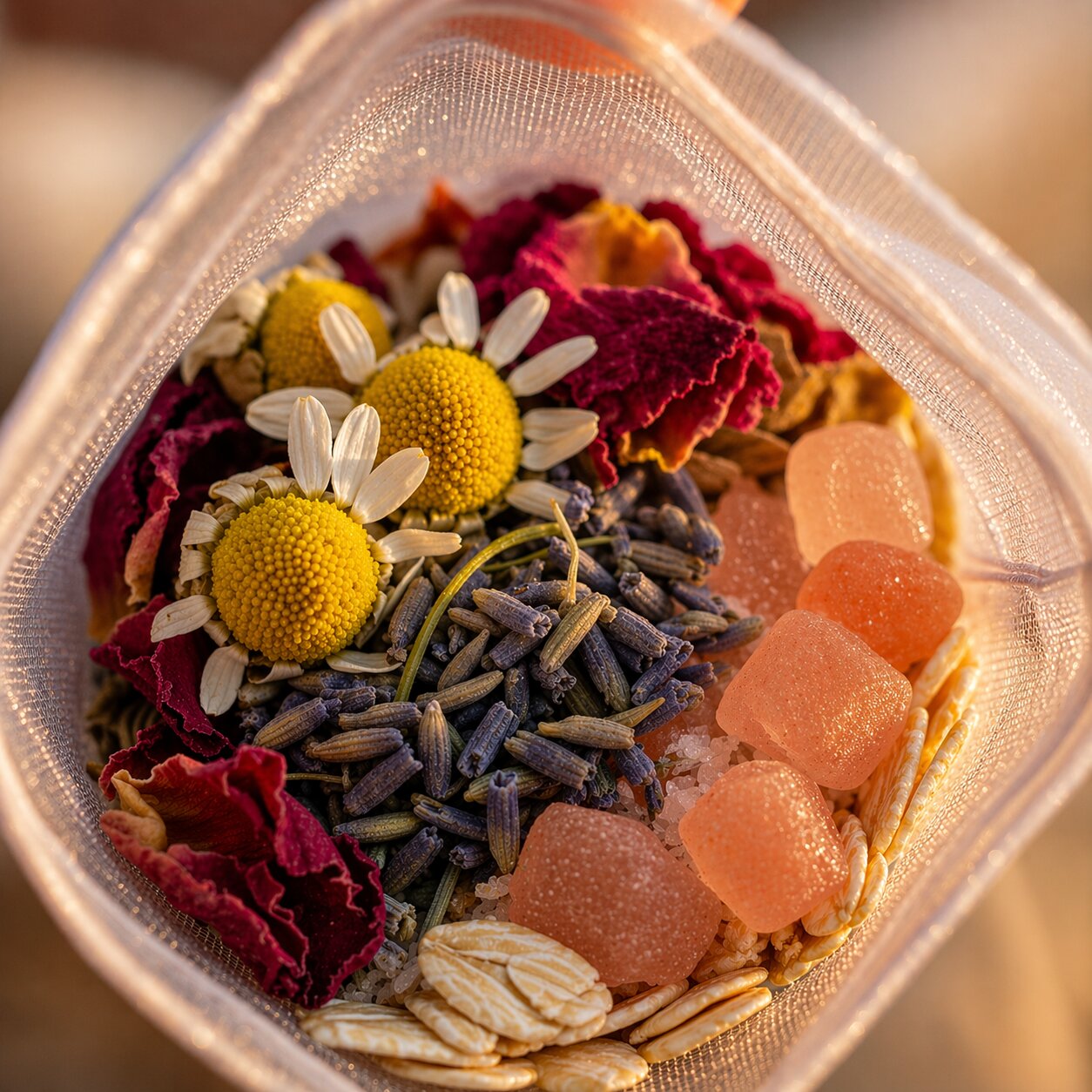 Sachet de thé pour le bain relaxant – Floréa (Relaxation et spa à domicile)