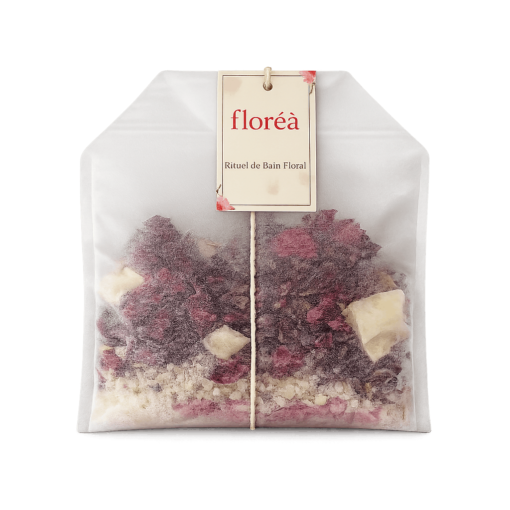 Sachet de thé pour le bain relaxant – Floréa (Relaxation et spa à domicile)